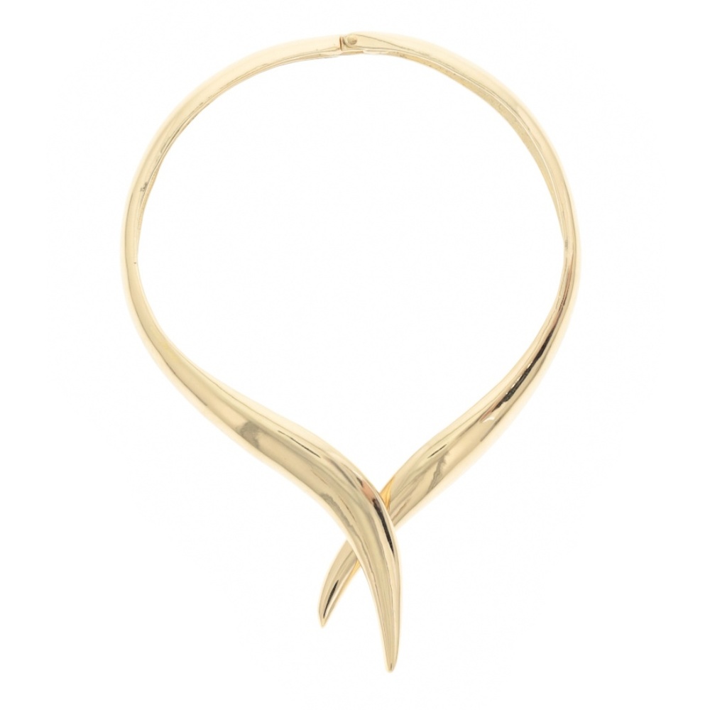 Gorgeous Golden Statement Choker Necklace